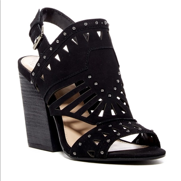 Vince Camuto Shoes - Vince Camuto  Reston Black studded Wedge size 6